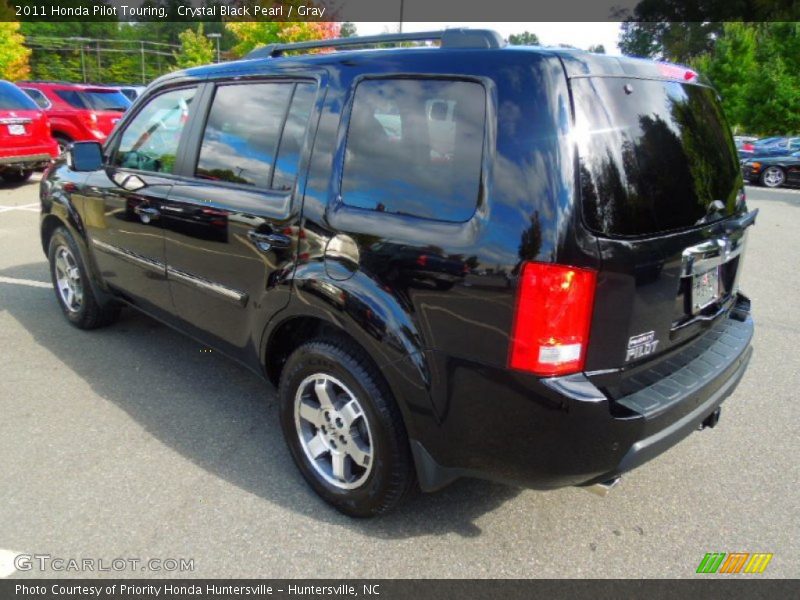 Crystal Black Pearl / Gray 2011 Honda Pilot Touring