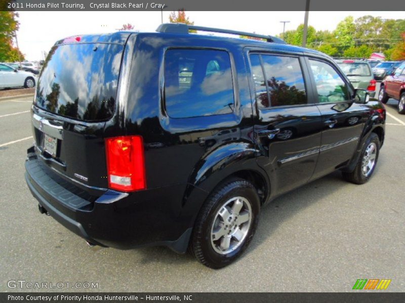 Crystal Black Pearl / Gray 2011 Honda Pilot Touring