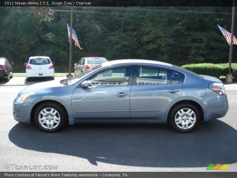 Ocean Gray / Charcoal 2012 Nissan Altima 2.5 S