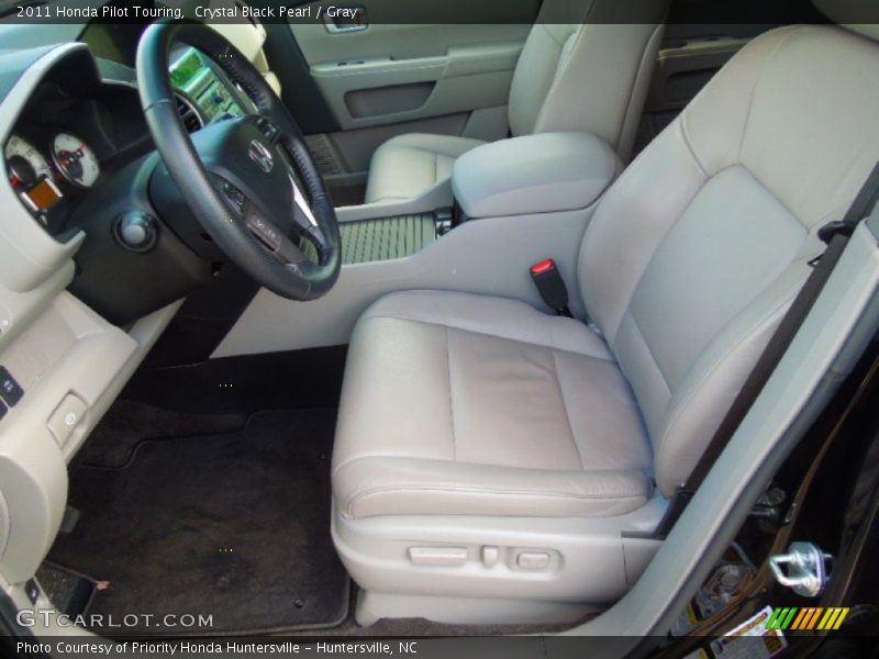 Crystal Black Pearl / Gray 2011 Honda Pilot Touring
