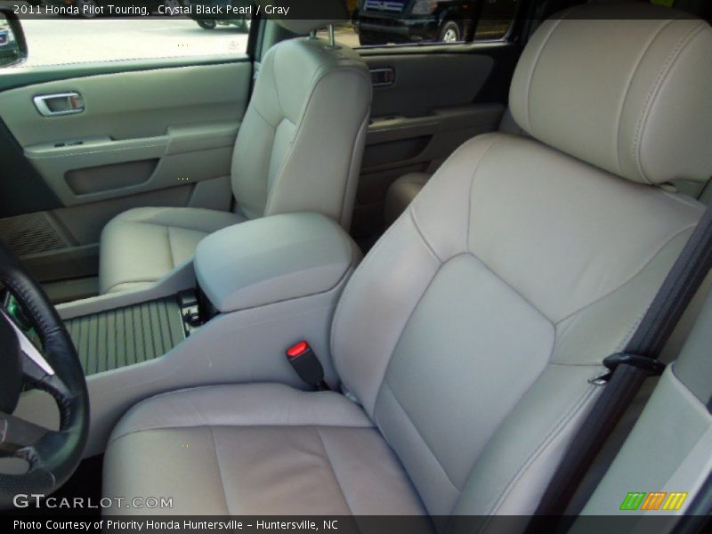 Crystal Black Pearl / Gray 2011 Honda Pilot Touring