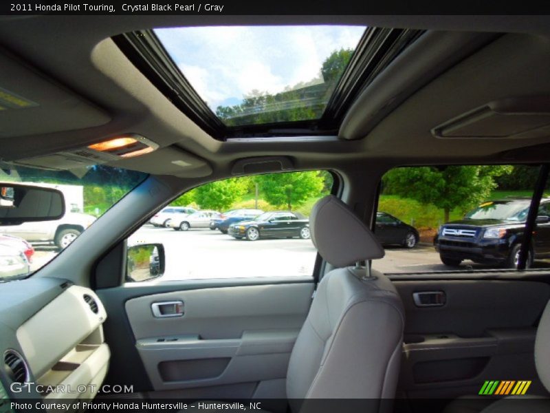 Crystal Black Pearl / Gray 2011 Honda Pilot Touring