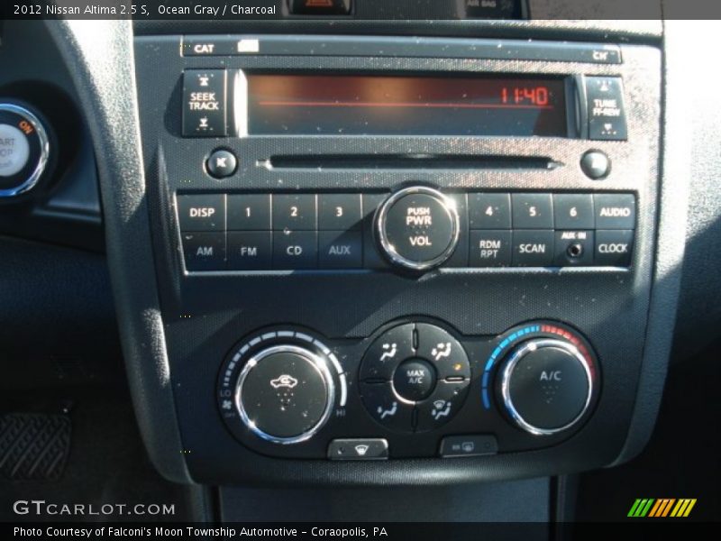 Ocean Gray / Charcoal 2012 Nissan Altima 2.5 S