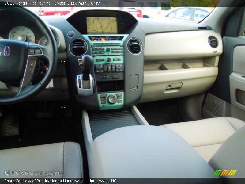 Crystal Black Pearl / Gray 2011 Honda Pilot Touring