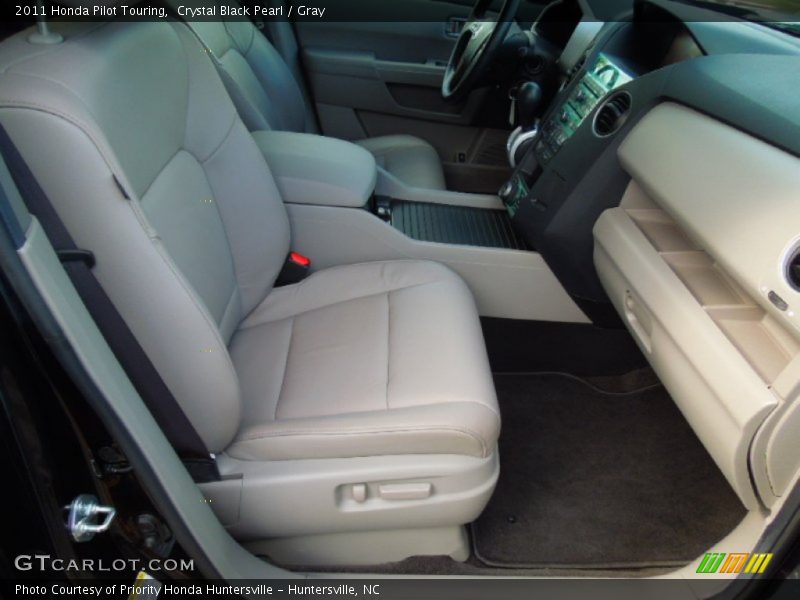 Crystal Black Pearl / Gray 2011 Honda Pilot Touring
