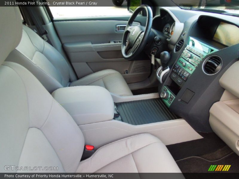 Crystal Black Pearl / Gray 2011 Honda Pilot Touring