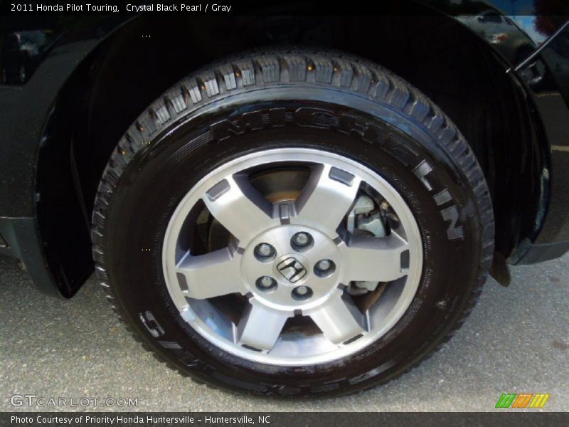 Crystal Black Pearl / Gray 2011 Honda Pilot Touring