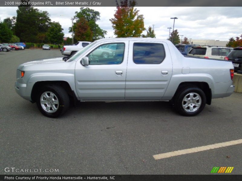 Billet Silver Metallic / Gray 2008 Honda Ridgeline RTL