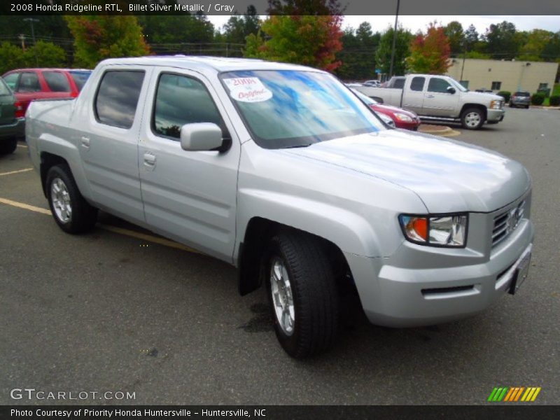 Billet Silver Metallic / Gray 2008 Honda Ridgeline RTL