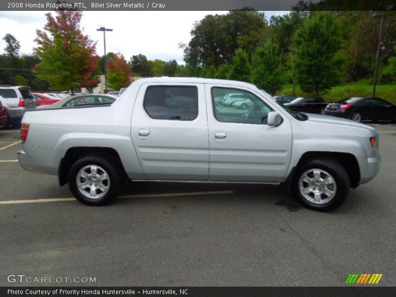 Billet Silver Metallic / Gray 2008 Honda Ridgeline RTL