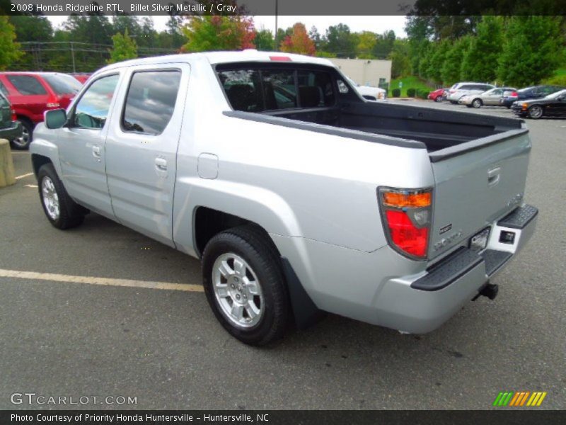 Billet Silver Metallic / Gray 2008 Honda Ridgeline RTL