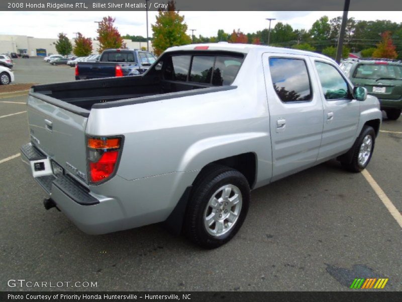 Billet Silver Metallic / Gray 2008 Honda Ridgeline RTL