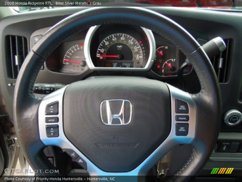 Billet Silver Metallic / Gray 2008 Honda Ridgeline RTL