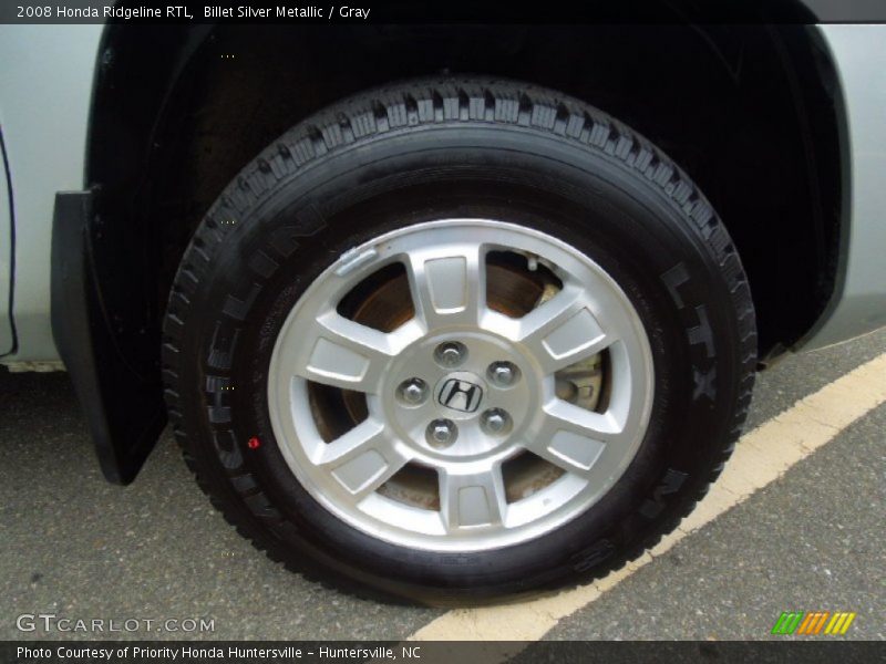Billet Silver Metallic / Gray 2008 Honda Ridgeline RTL