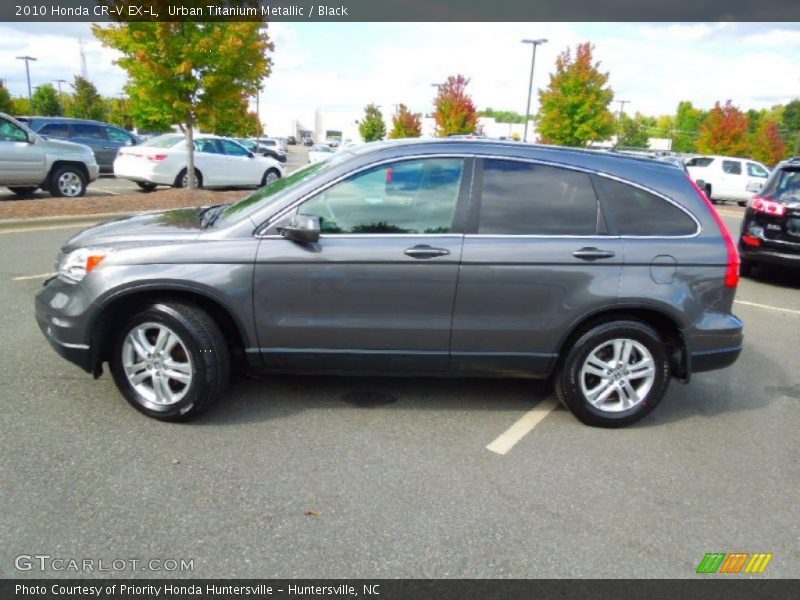 Urban Titanium Metallic / Black 2010 Honda CR-V EX-L