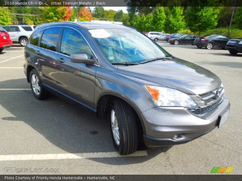 Urban Titanium Metallic / Black 2010 Honda CR-V EX-L