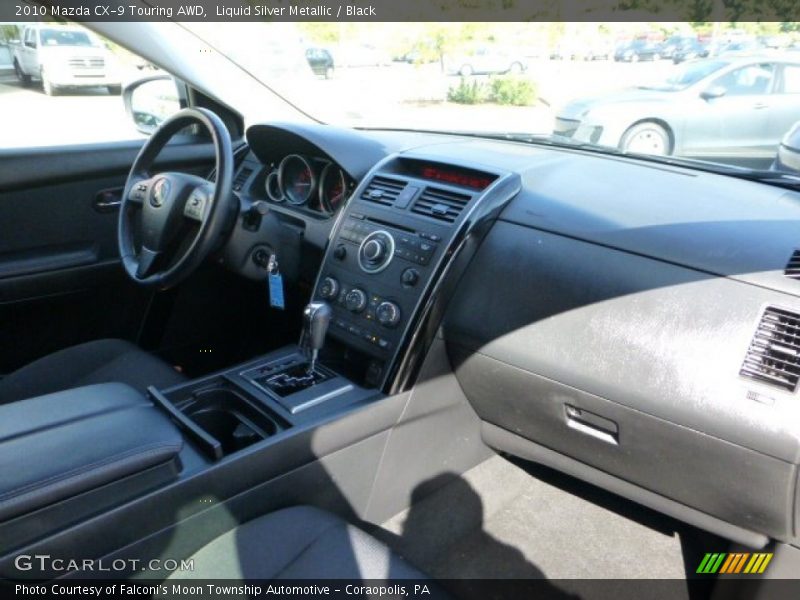 Liquid Silver Metallic / Black 2010 Mazda CX-9 Touring AWD