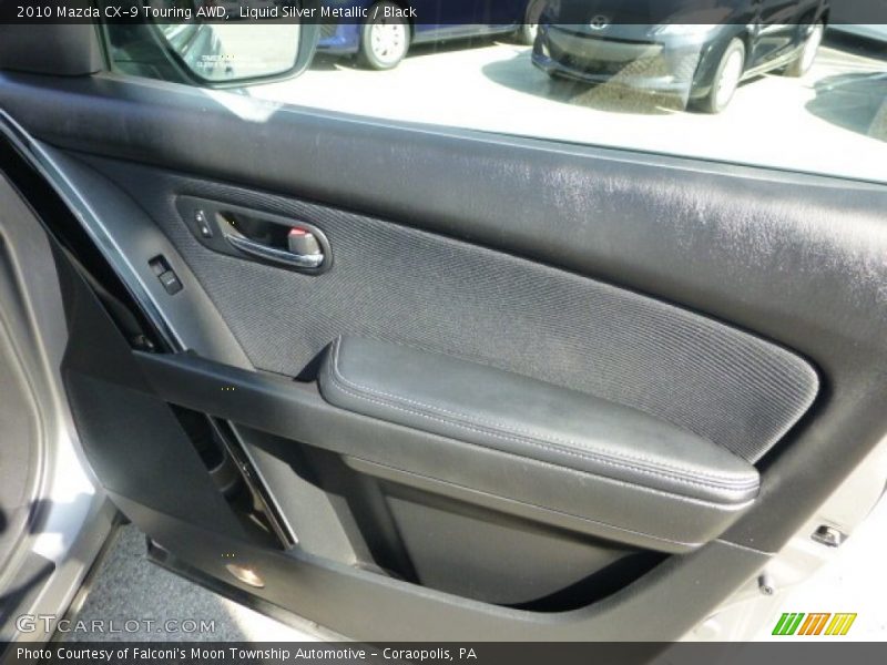 Liquid Silver Metallic / Black 2010 Mazda CX-9 Touring AWD