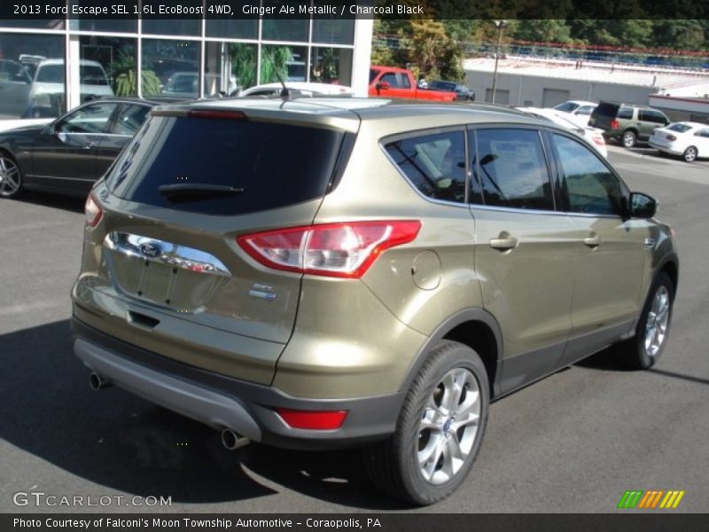 Ginger Ale Metallic / Charcoal Black 2013 Ford Escape SEL 1.6L EcoBoost 4WD