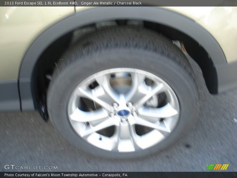 Ginger Ale Metallic / Charcoal Black 2013 Ford Escape SEL 1.6L EcoBoost 4WD