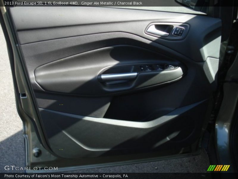 Ginger Ale Metallic / Charcoal Black 2013 Ford Escape SEL 1.6L EcoBoost 4WD