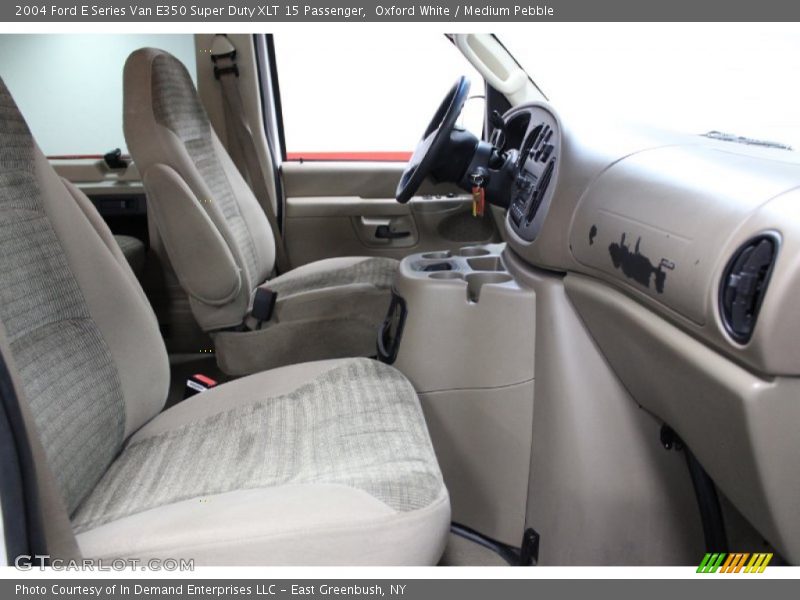 Oxford White / Medium Pebble 2004 Ford E Series Van E350 Super Duty XLT 15 Passenger