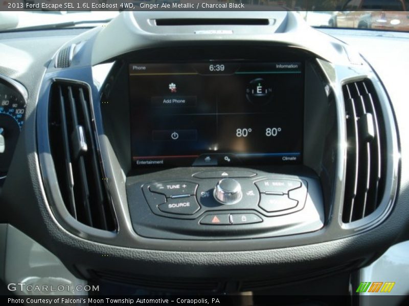 Ginger Ale Metallic / Charcoal Black 2013 Ford Escape SEL 1.6L EcoBoost 4WD
