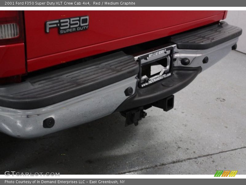 Red / Medium Graphite 2001 Ford F350 Super Duty XLT Crew Cab 4x4