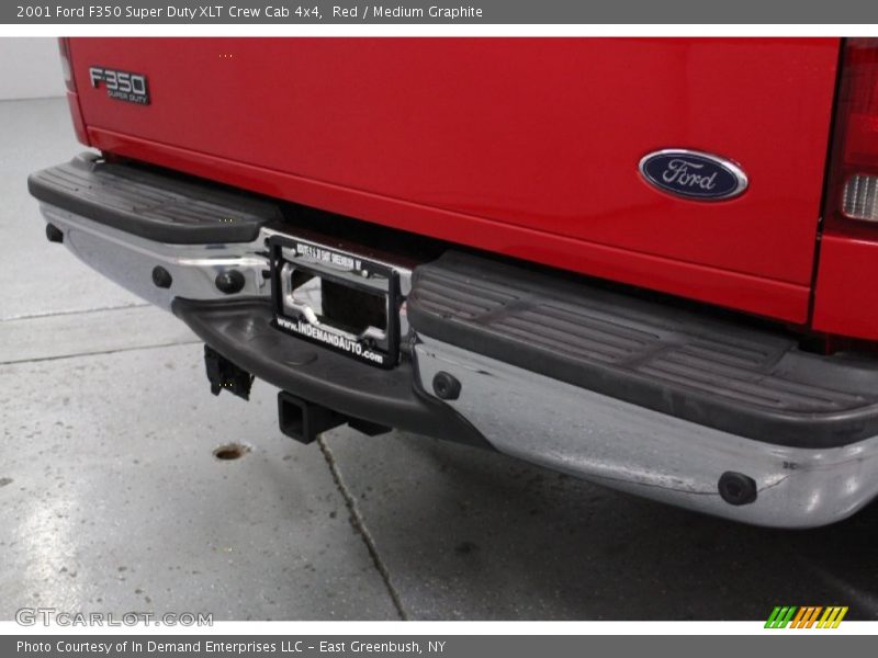 Red / Medium Graphite 2001 Ford F350 Super Duty XLT Crew Cab 4x4