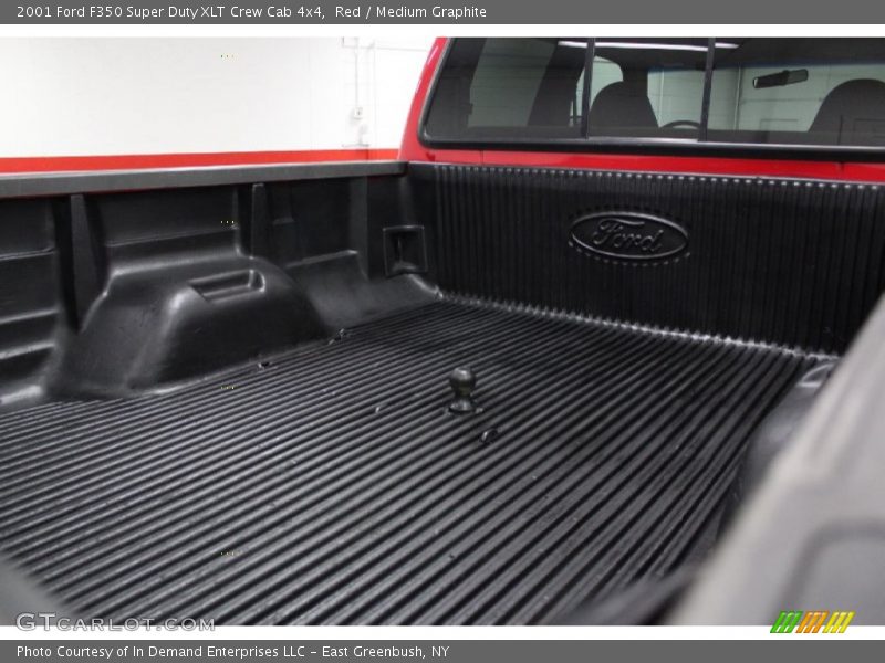 Red / Medium Graphite 2001 Ford F350 Super Duty XLT Crew Cab 4x4