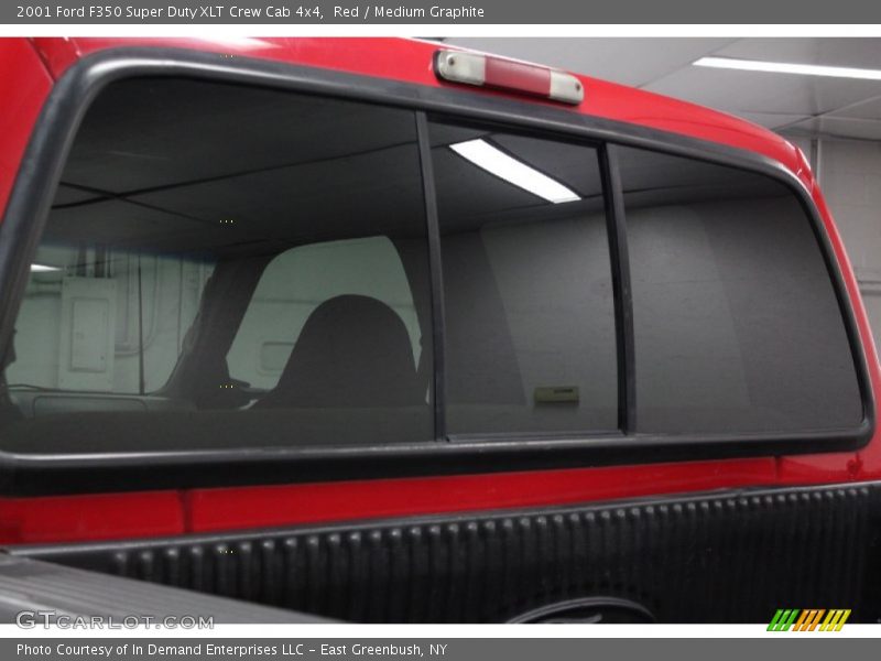 Red / Medium Graphite 2001 Ford F350 Super Duty XLT Crew Cab 4x4