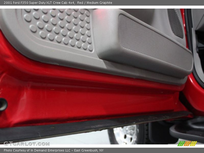 Red / Medium Graphite 2001 Ford F350 Super Duty XLT Crew Cab 4x4