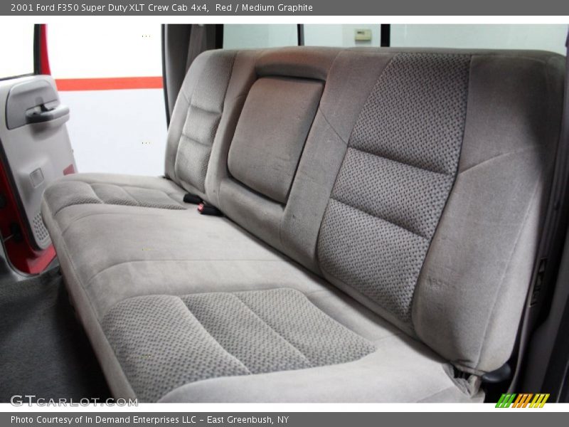 Red / Medium Graphite 2001 Ford F350 Super Duty XLT Crew Cab 4x4