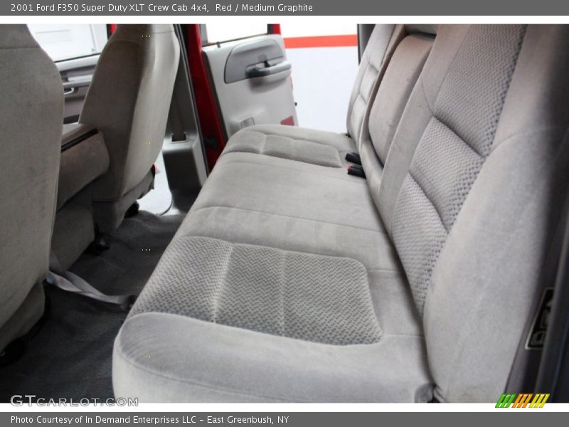 Red / Medium Graphite 2001 Ford F350 Super Duty XLT Crew Cab 4x4