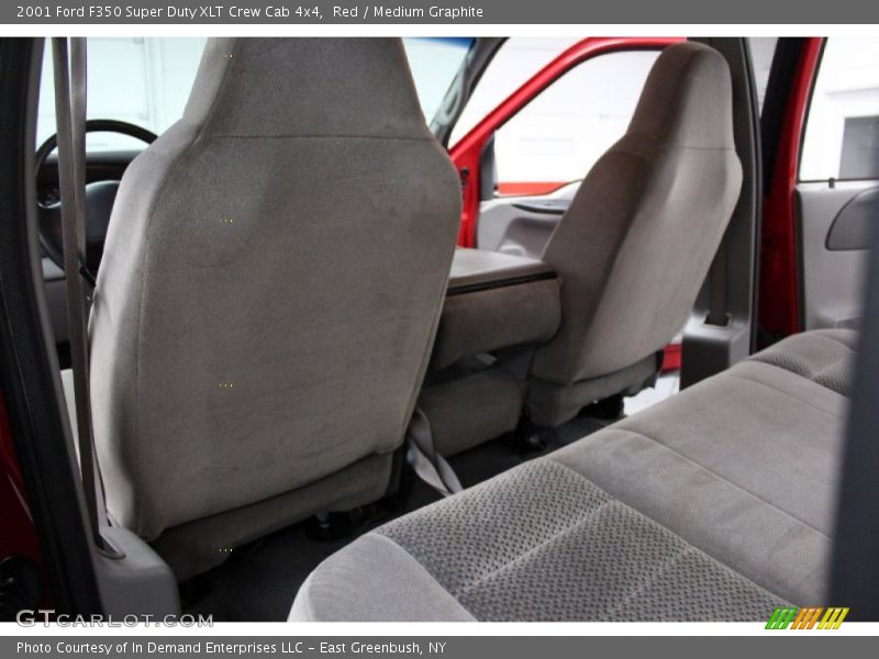 Red / Medium Graphite 2001 Ford F350 Super Duty XLT Crew Cab 4x4