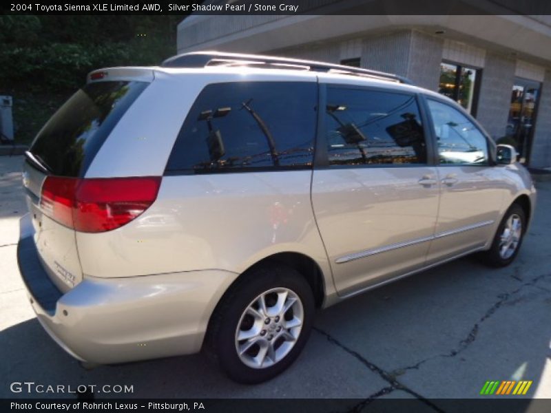Silver Shadow Pearl / Stone Gray 2004 Toyota Sienna XLE Limited AWD