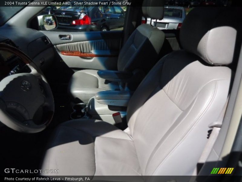 Silver Shadow Pearl / Stone Gray 2004 Toyota Sienna XLE Limited AWD