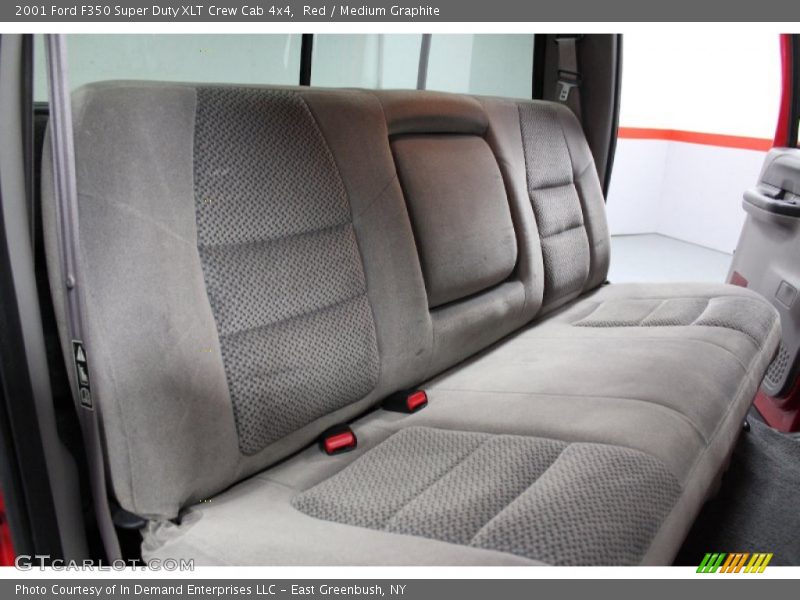 Red / Medium Graphite 2001 Ford F350 Super Duty XLT Crew Cab 4x4