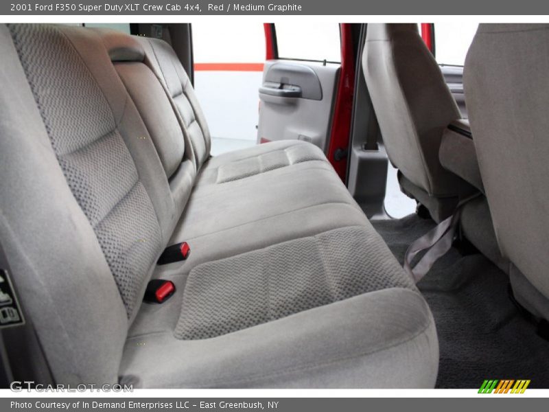 Red / Medium Graphite 2001 Ford F350 Super Duty XLT Crew Cab 4x4