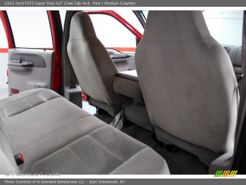 Red / Medium Graphite 2001 Ford F350 Super Duty XLT Crew Cab 4x4