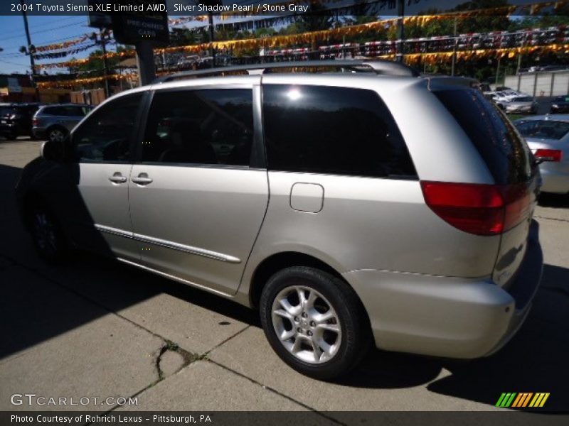 Silver Shadow Pearl / Stone Gray 2004 Toyota Sienna XLE Limited AWD