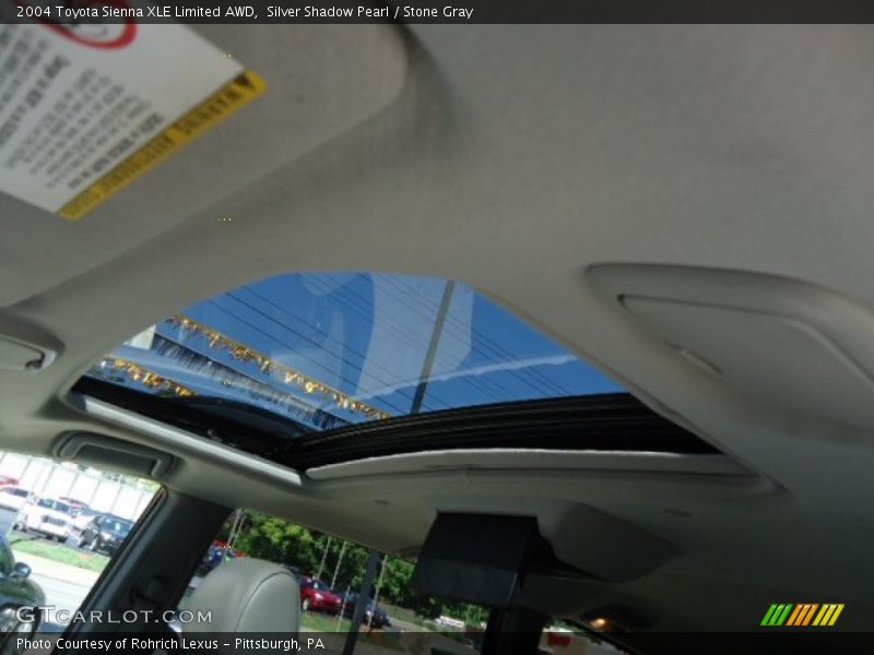 Silver Shadow Pearl / Stone Gray 2004 Toyota Sienna XLE Limited AWD