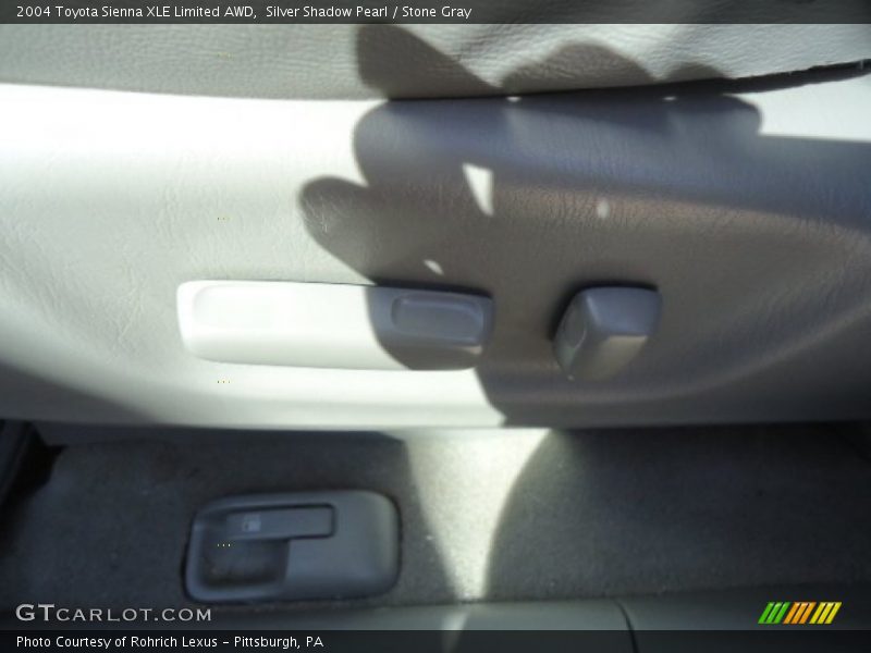 Silver Shadow Pearl / Stone Gray 2004 Toyota Sienna XLE Limited AWD