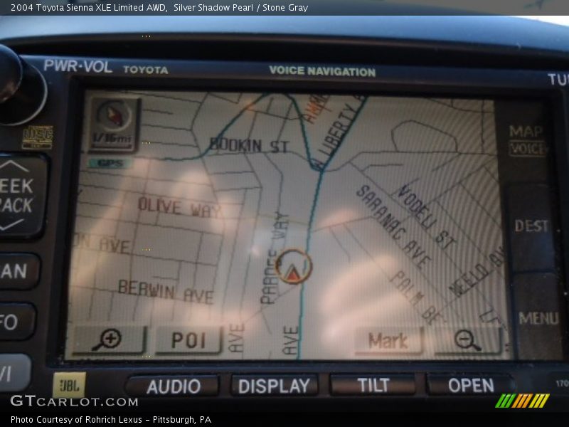 Silver Shadow Pearl / Stone Gray 2004 Toyota Sienna XLE Limited AWD