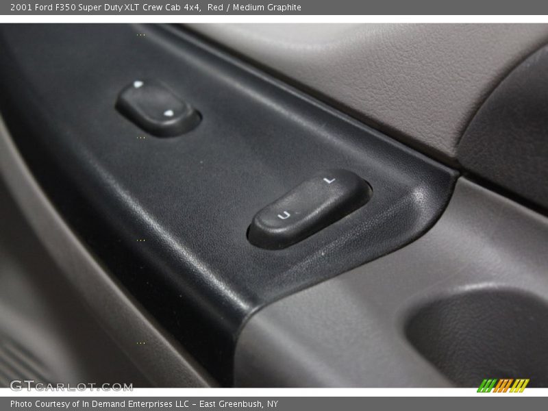 Red / Medium Graphite 2001 Ford F350 Super Duty XLT Crew Cab 4x4