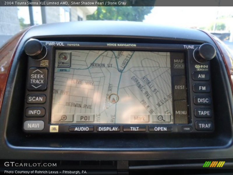 Silver Shadow Pearl / Stone Gray 2004 Toyota Sienna XLE Limited AWD