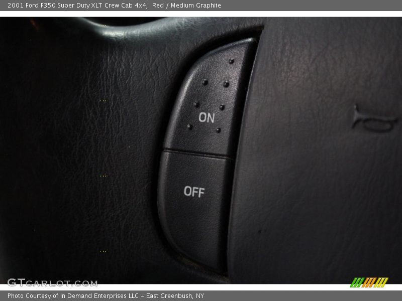 Red / Medium Graphite 2001 Ford F350 Super Duty XLT Crew Cab 4x4