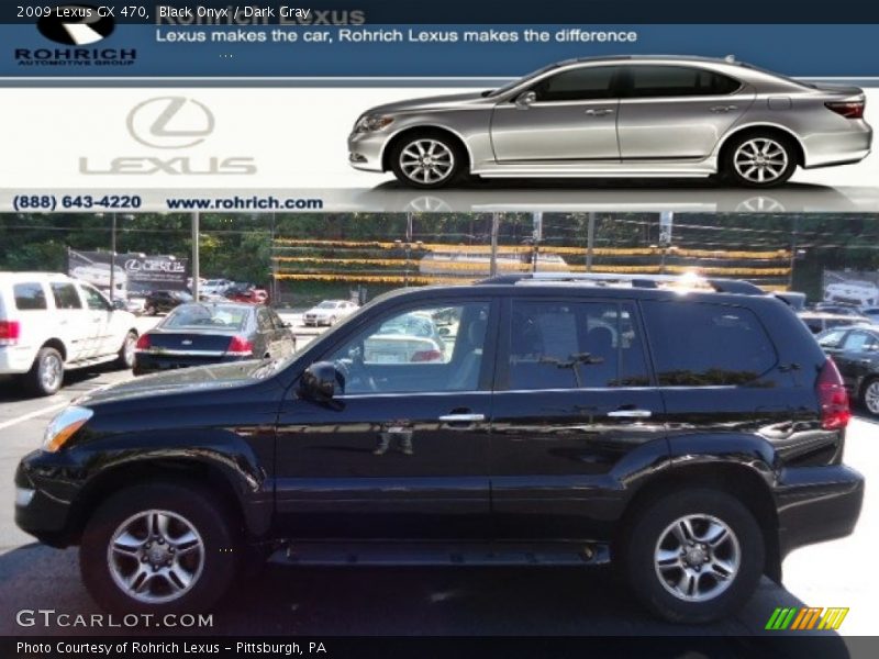 Black Onyx / Dark Gray 2009 Lexus GX 470