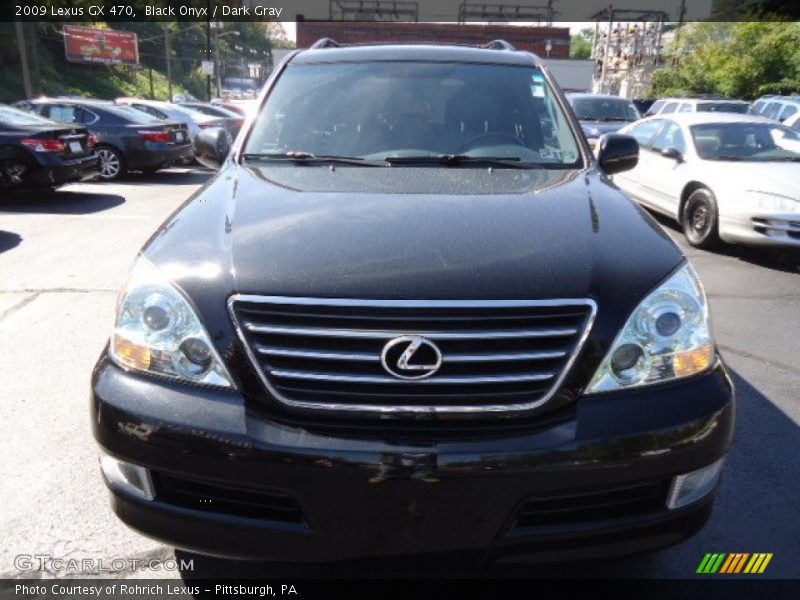 Black Onyx / Dark Gray 2009 Lexus GX 470