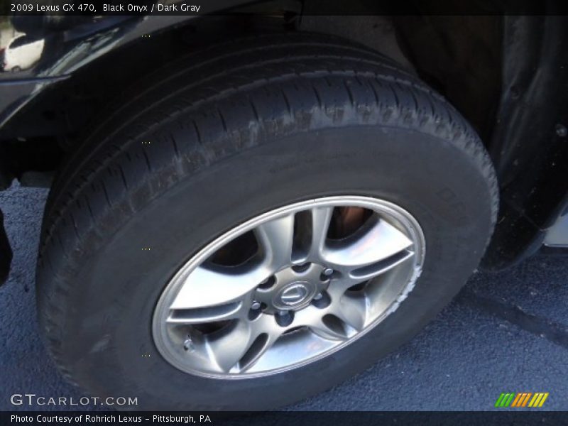 Black Onyx / Dark Gray 2009 Lexus GX 470